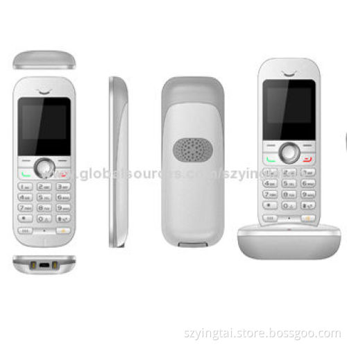 1.8-inch feature phone with desktop charger, supports GPRS, GSM 850/900/1800/1900MHz